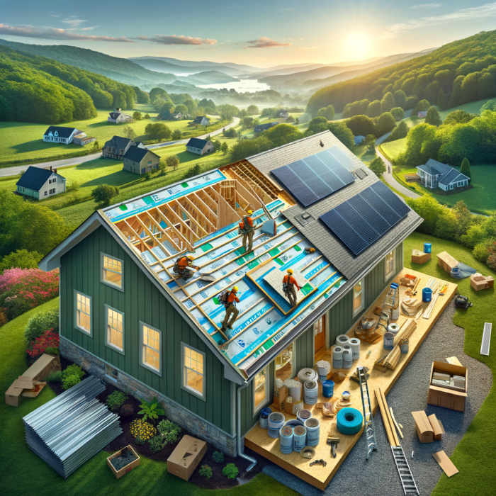 Energy efficient roof replacement