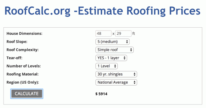 Roofing Calculator - Estimate Roof Replacement Cost - Get Free Quotes